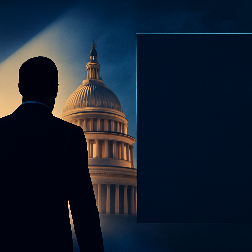 AI-generated editorial illustration for: Senate faces packed, complicated agenda as midterms loom