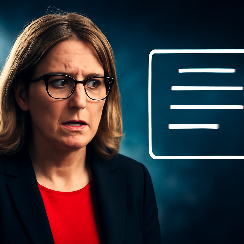 AI-generated editorial illustration for: Jacinta Allan resigns as Victorian premier ahead of leadership challenge by Ben Carroll