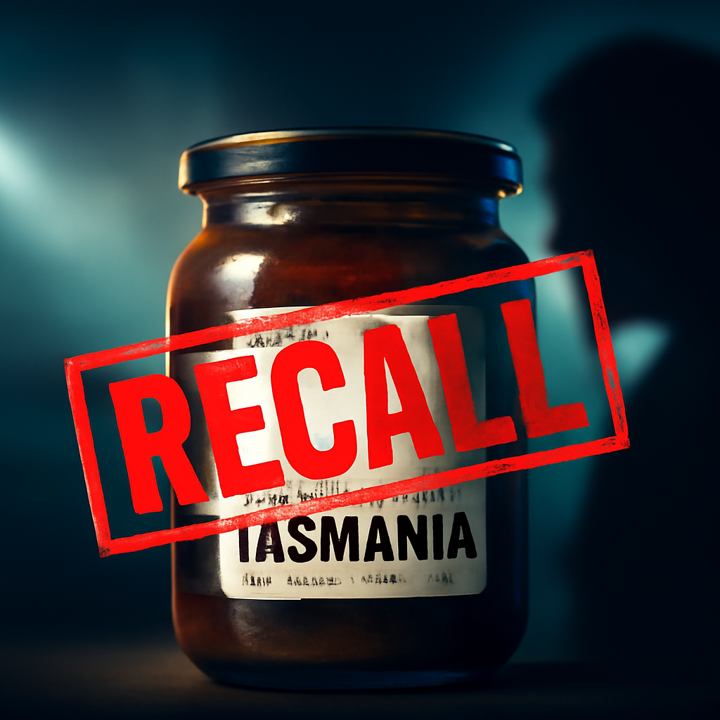 AI-generated editorial illustration for: Tasmanian producer pulls products after Four Corners report