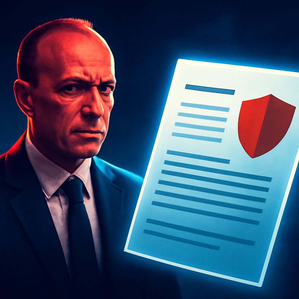 AI-generated editorial illustration for: Inquiry finds MoD Afghan data breach was foreseeable failure