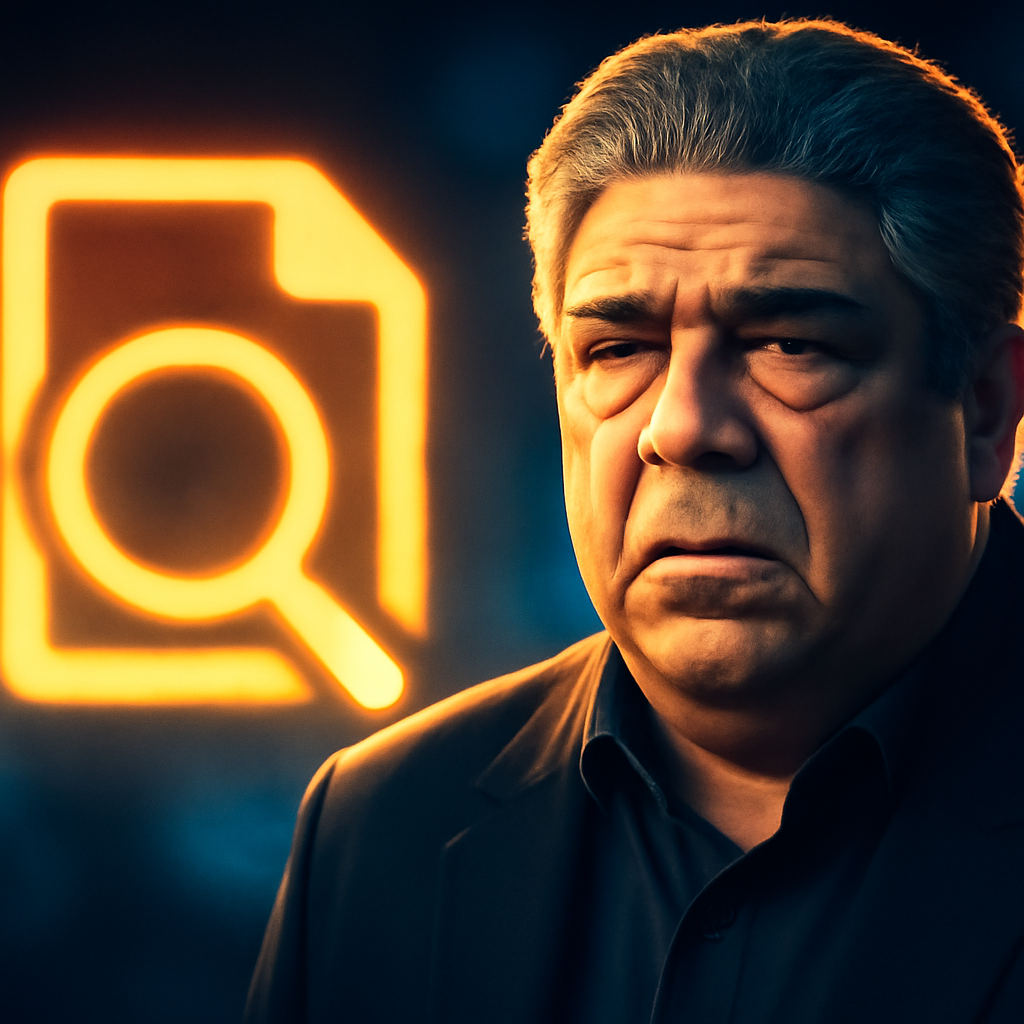 AI-generated editorial illustration for: Sopranos star Vincent Pastore dies aged 80