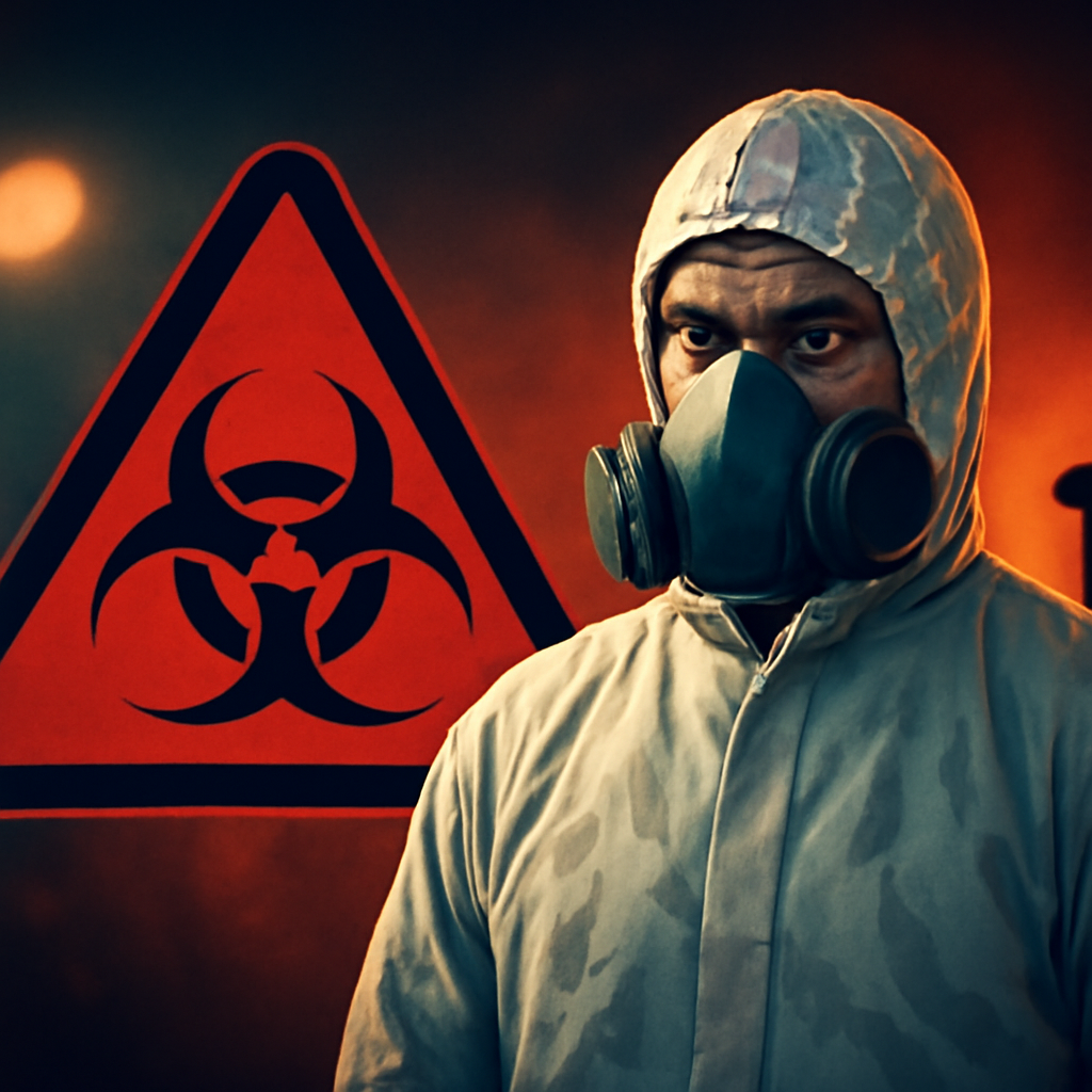 AI-generated editorial illustration for: 'Bad luck' for Australia's bird flu epicentre, but worse is to come
