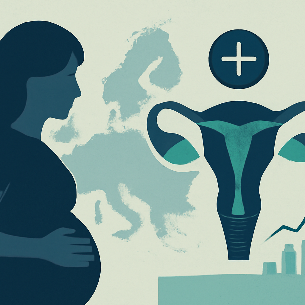 AI-generated editorial illustration for: 'Adenomyosis may be invisible, its impact is not'