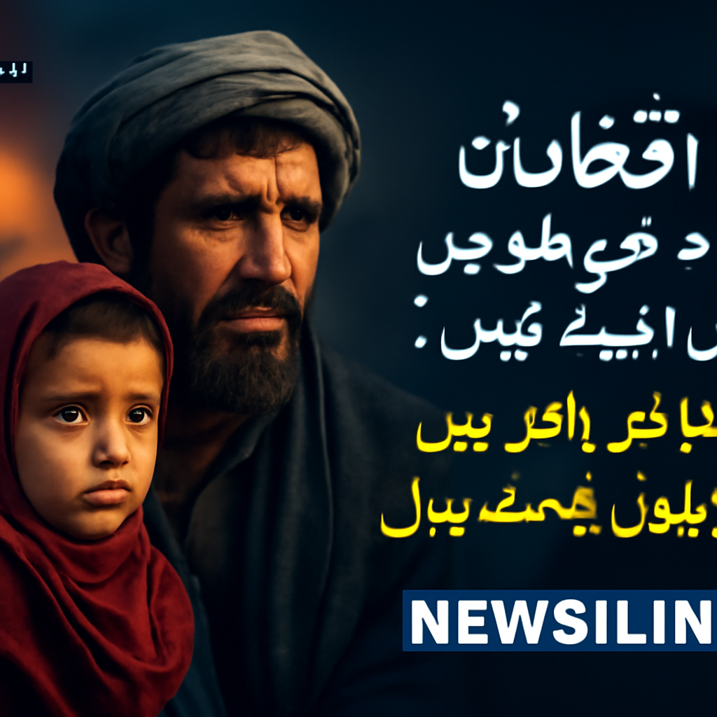 AI-generated editorial illustration for: اپنے بچوں کو فروخت کرنے پر مجبور افغان باپ: ’ایک بیٹی بیچ دوں تو چار سال تک باقی بچوں کو کھانا کھلا سکتا ہوں‘