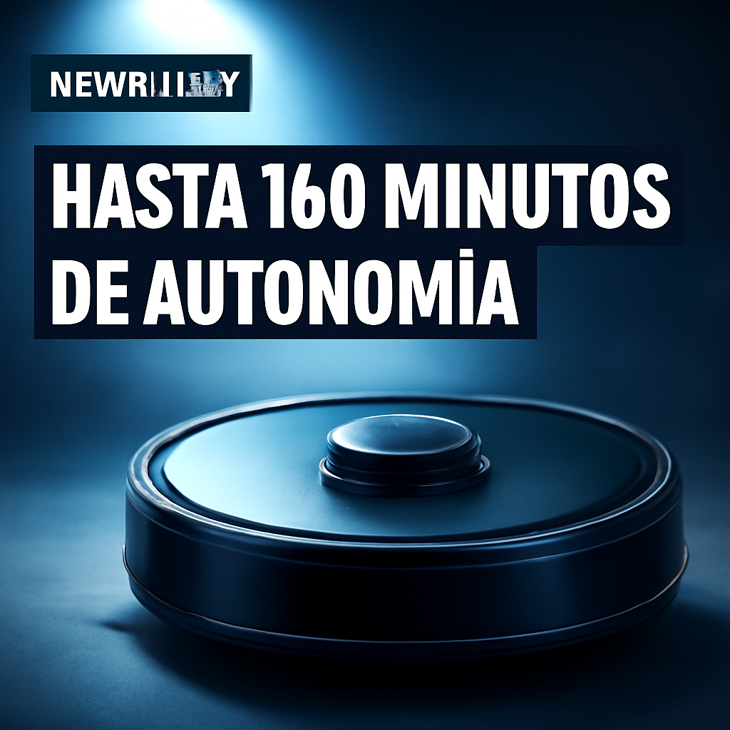 AI-generated editorial illustration for: Hasta 160 minutos de autonomía: el robot aspirador y friegasuelos definitivo a precio imbatible