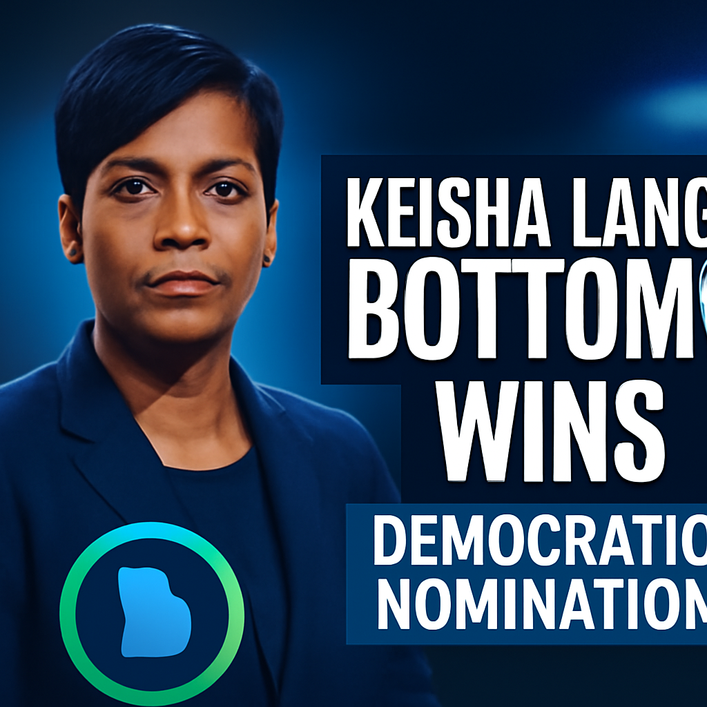 AI-generated editorial illustration for: Keisha Lance Bottoms wins Democratic nomination for Georgia governor