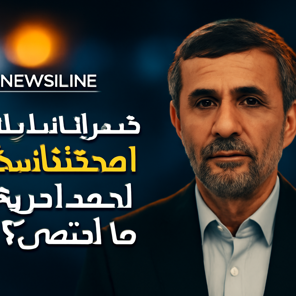 AI-generated editorial illustration for: محمود أحمدي نجاد: ضربة إسرائيلية حررته ليقود البلاد لكنه اختفى وغير رأيه.. ما قصة رهان أمريكا عليه؟