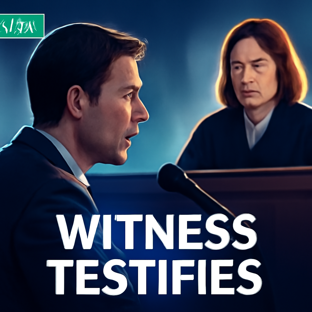 AI-generated editorial illustration for: Un testigo declara ante la jueza que conoció “bastantes días antes” la magnitud de la dana