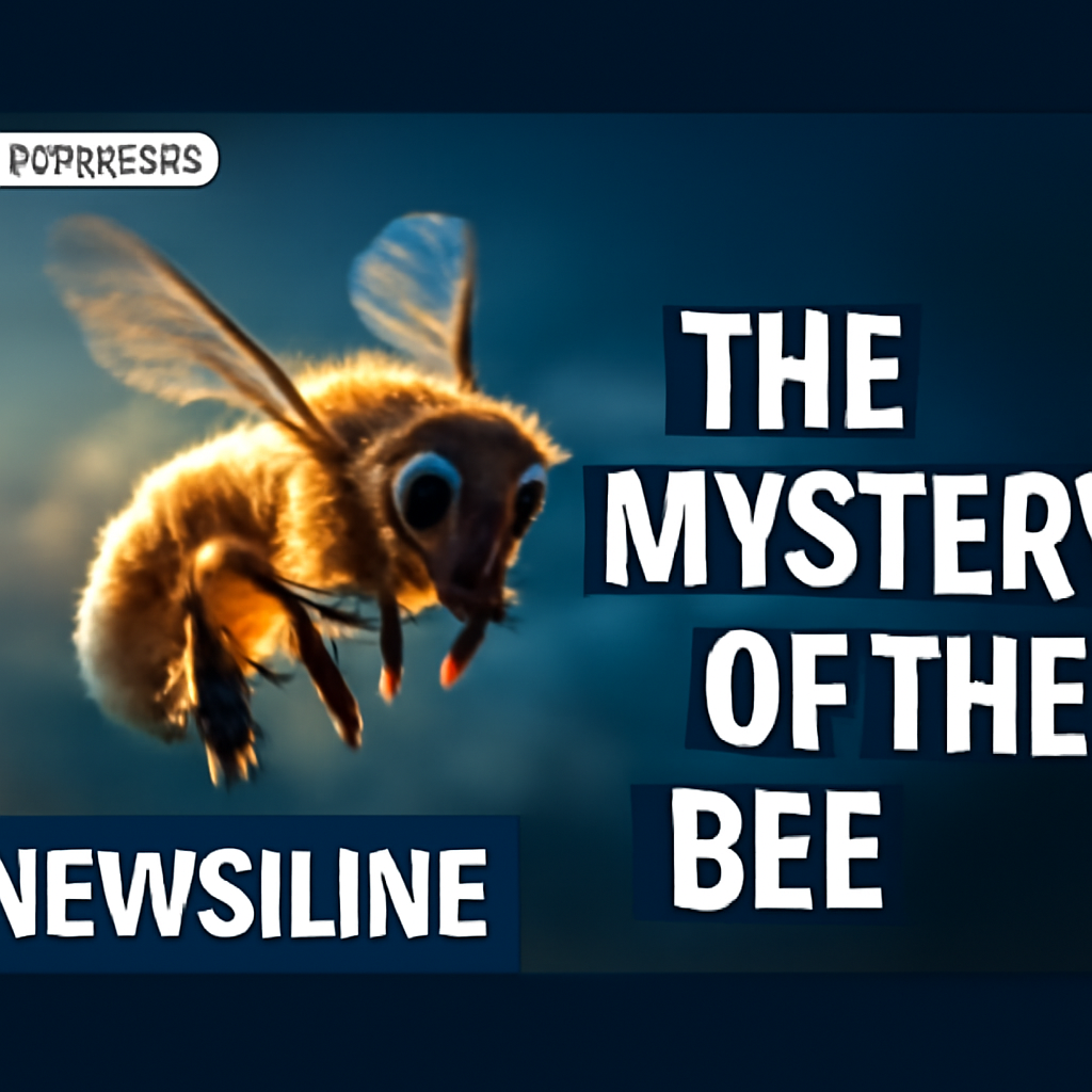 AI-generated editorial illustration for: Bees have coexisted with us for over a millennium. Their name remains a mystery