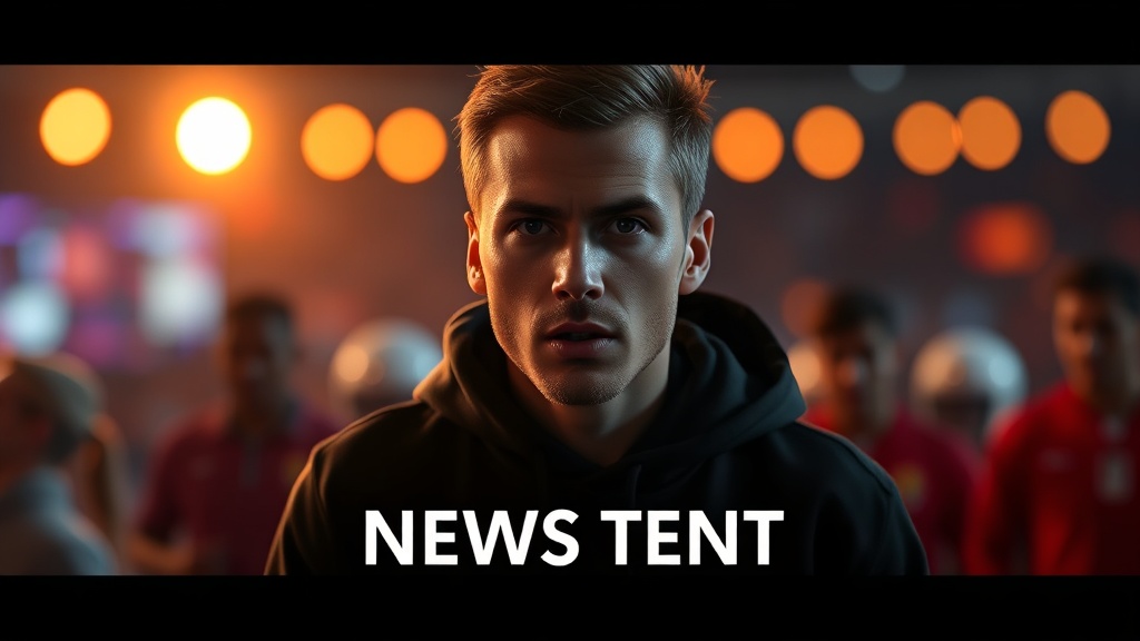 AI-generated editorial illustration for: End of incredible Deschamps era as France exit World Cup with a whimper