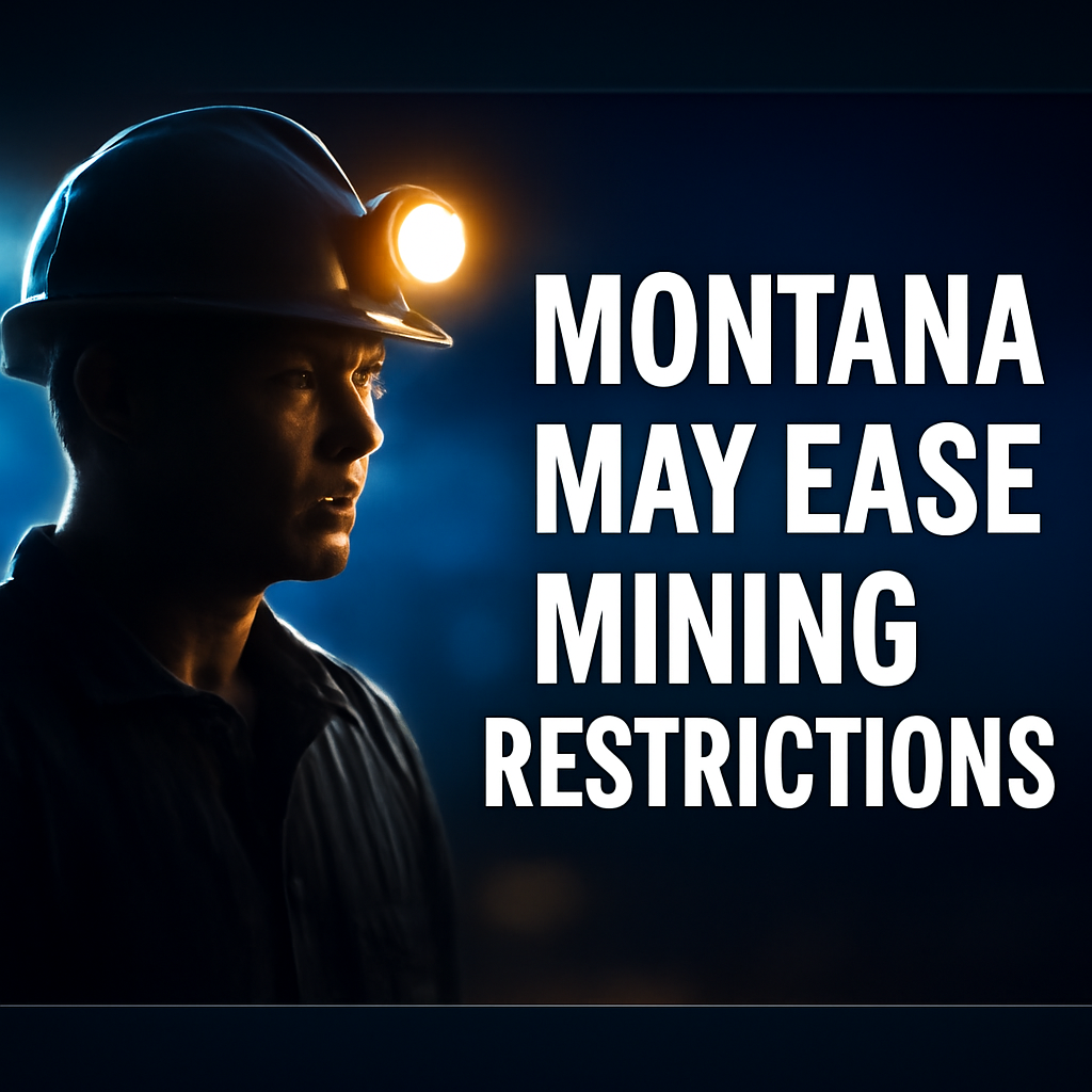 AI-generated editorial illustration for: Montana could soon ease restrictions on mining precious metals