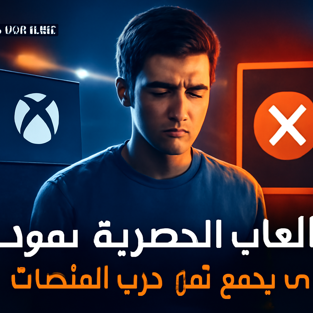 AI-generated editorial illustration for: الألعاب الحصرية تعود واللاعب يدفع ثمن حرب المنصات