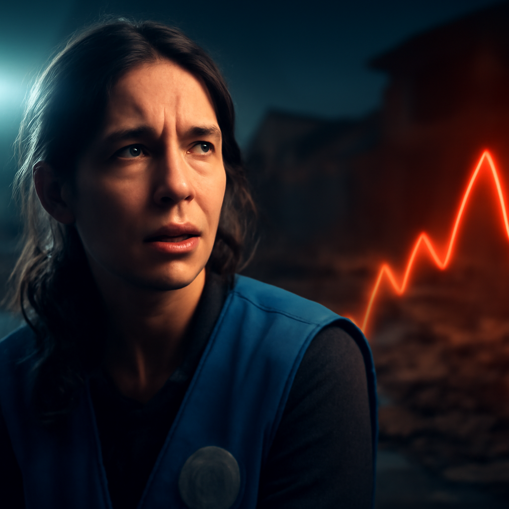 AI-generated editorial illustration for: Aid worker describes crisis in Venezuela, one month after devastating earthquakes